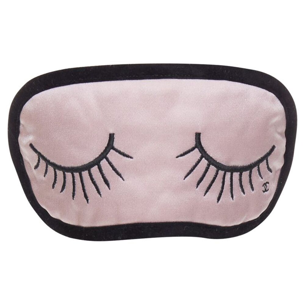 Chanel Silk Sleeping Mask Pouch Set